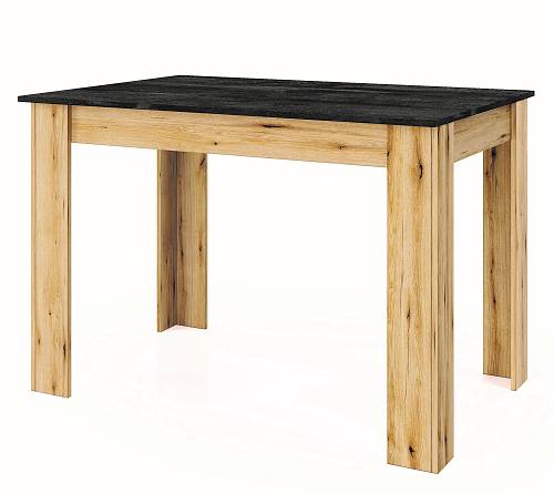 Τραπέζι Rusty - Coast Evoke Oak/Charcoal Flow (110x75x74)