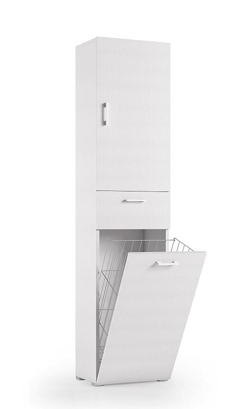 Στήλη αποθήκευσης/μπάνιου Compo - White