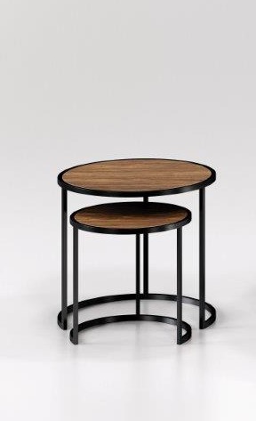 Σετ βοηθητικά τραπεζάκια σαλονιού Πόλα