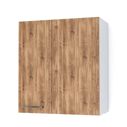 Ντουλάπι κουζίνας κρεμαστό γωνιακό με ράφι 65x34x72 - Brandy Castello Oak