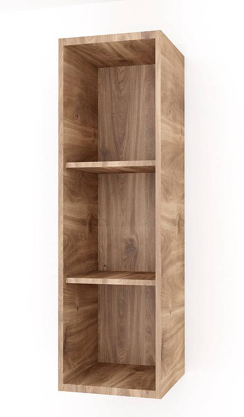 Ντουλάπι κουζίνας κρεμαστό με 2 ράφια 30x32x96 - Brandy Castello Oak