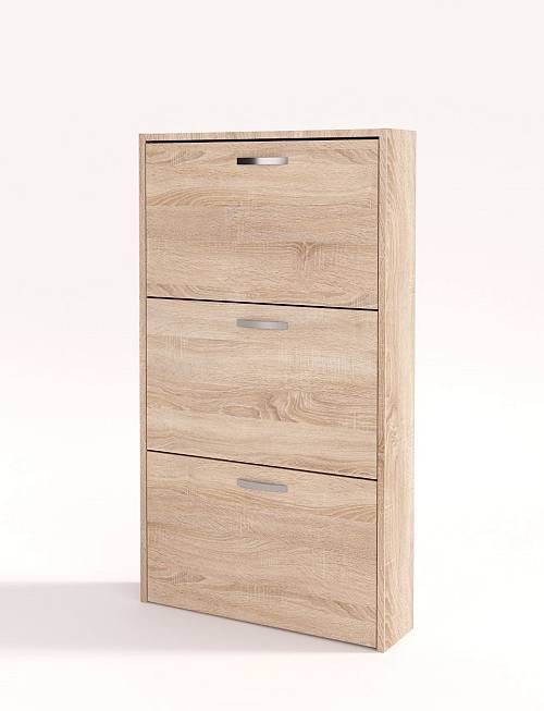 Παπουτσοθήκη 3-θέσεων York - Light Sonoma Oak (60x15x105)