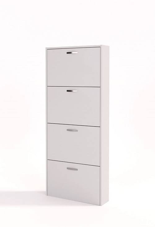 Παπουτσοθήκη 4-θέσεων York - White (60x15x135)
