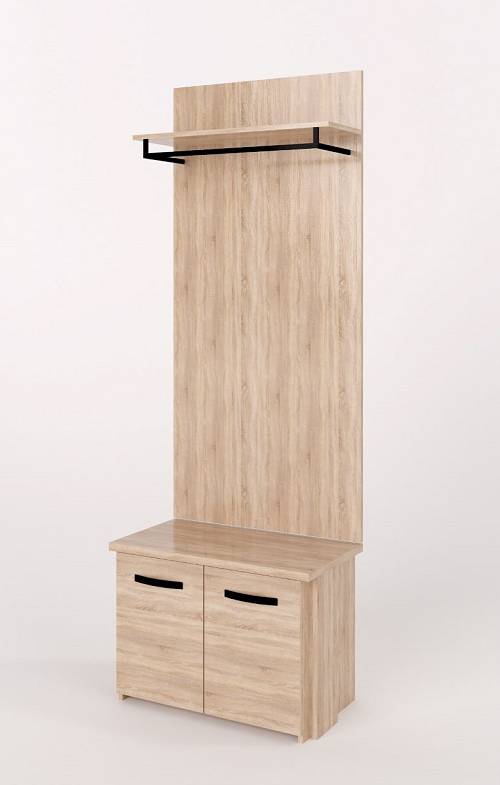 Έπιπλο εισόδου Moon - Light Sonoma Oak (90x45x70,5)