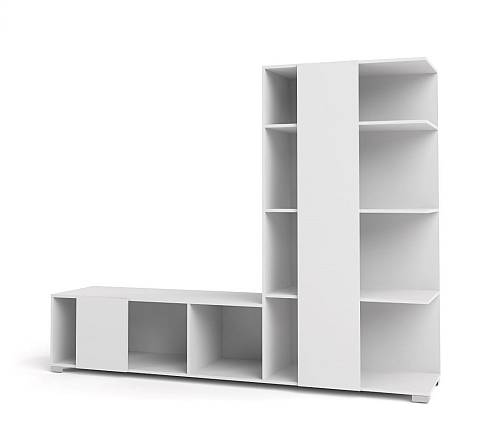 Σύνθεση σαλονιού Trend - White (200x40x170)