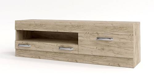 Έπιπλο τηλεόρασης Colmar - Grey Craft Oak (150x40x45)