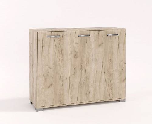 Έπιπλο αποθήκευσης Thai - Grey Craft Oak (107x36x86)