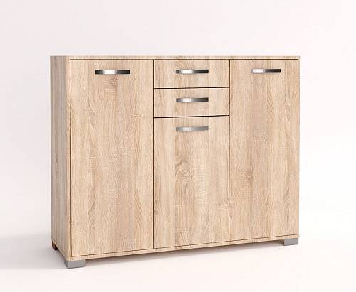 Έπιπλο αποθήκευσης Thai plus - Light Sonoma Oak (107x36x86)