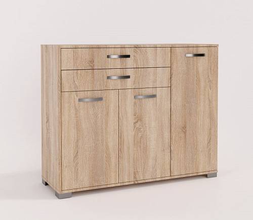 Έπιπλο αποθήκευσης Manebi plus - Light Sonoma Oak (107x36x86)