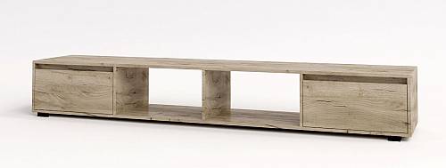 Έπιπλο τηλεόρασης Mani - Grey Craft Oak (200x40x40)