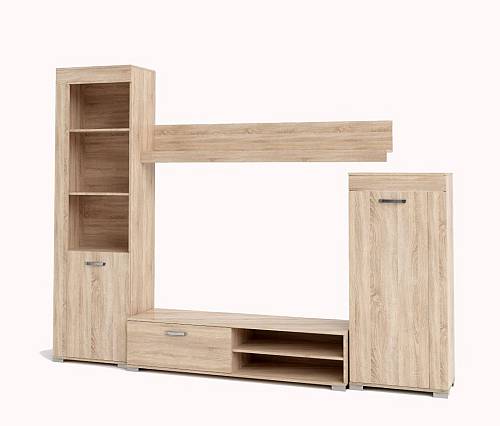 Σύνθεση σαλονιού Lil - Light Sonoma Oak (248x35/42x188)