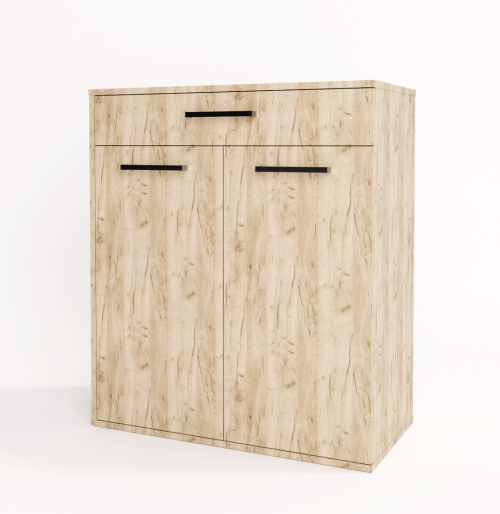 Έπιπλο αποθήκευσης Chester plus - Grey Craft Oak (72x36x86)