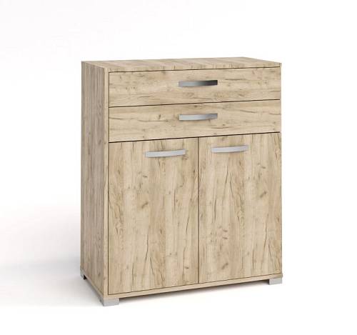 Έπιπλο αποθήκευσης Tresor - Grey Craft Oak (72x36x86)