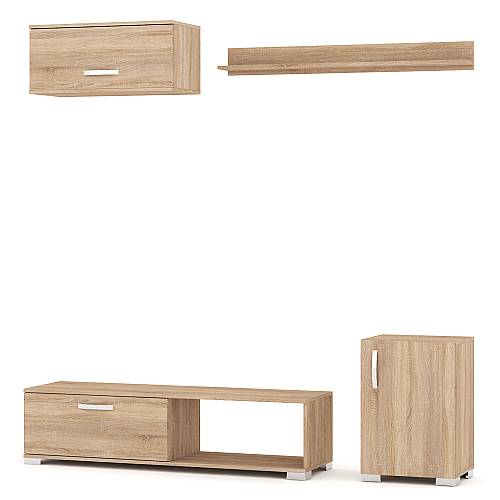 Σύνθεση σαλονιού Bolonia - Light Sonoma Oak (170x36x170)