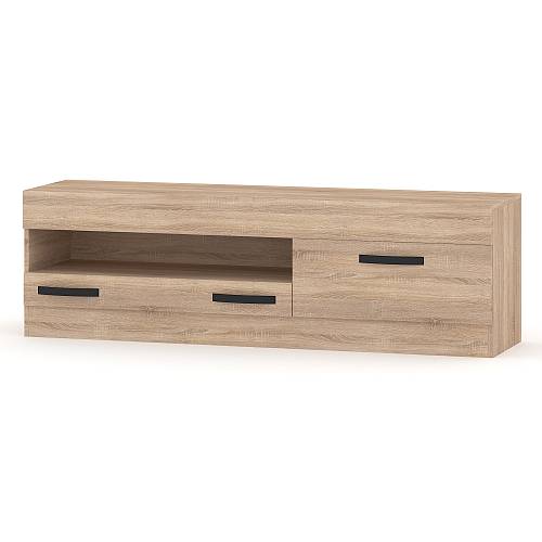 Stock Έπιπλο τηλεόρασης Colmar - Light Sonoma Oak (150x40x45)