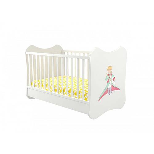 Βρεφικό Κρεβάτι Απόλλων - Λευκό (81x147x98)