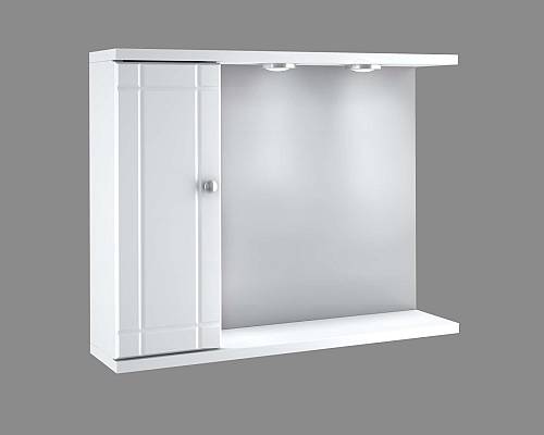 Καθρέπτης με ερμάριο αριστερά & 2 σποτάκια