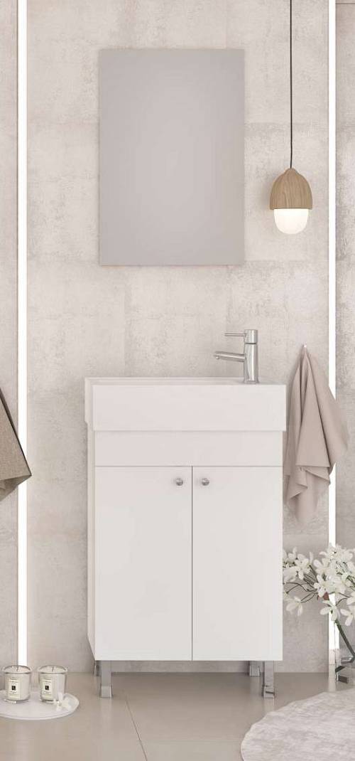 Σετ έπιπλο μπάνιου LITOS 50 White