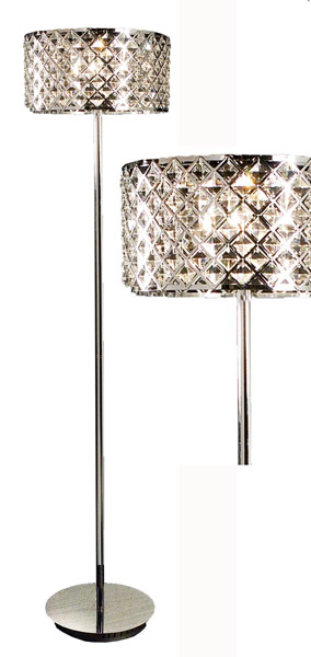 Επιδαπέδιο Φωτιστικό Κρυστάλλινο, Καπέλο Ρόμβοι  SD280