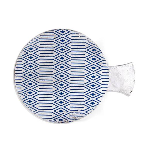 Τσιμεντένια βάση γενικής χρήσης με Vintage γεωμετρικό μοτίφ 32cm CT344