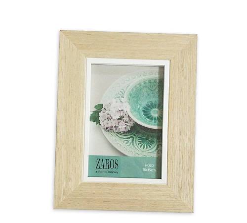Φωτογραφοθήκη(10χ15cm) ξύλινη κορνίζα φυσικό χρ. KO156
