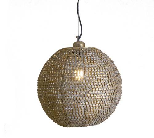 Φωτιστικό Οροφής σχ.μπάλλα, σαμπανί, Δ.30cm HT531