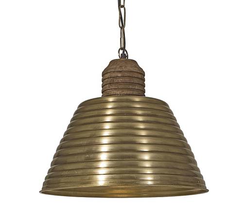 Φωτιστικο μεταλλική καμπάνα μπρονζέ & Mango,Δ.44xΥ38cm LS205