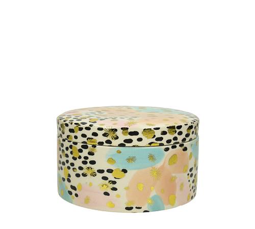 Κεραμικό διακοσμητικό κουτί "Pop Art",16.5x10cm XET-4805