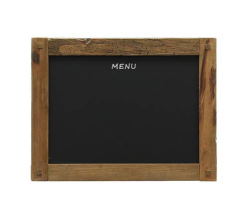 Μαυροπίνακας Menu με ξύλινη κορνίζα, 55x41cm HG141