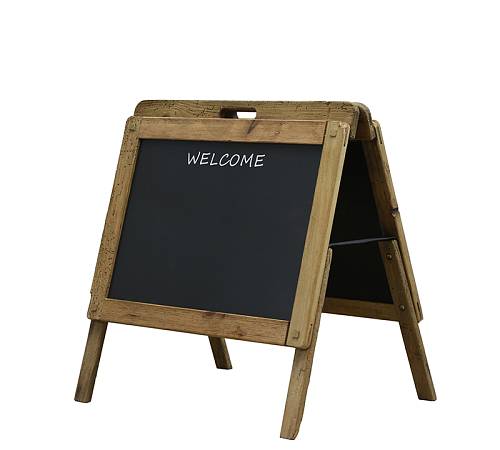 Επιδαπέδιο 2πλό "Menu Board", 61x66cm HG170