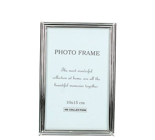 Φωτογραφοθήκη με κορνίζα νίκελ, 10x15cm WER-0114