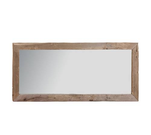 Καθρέπτης με κορνίζα από ανακυκλωμένο teak, 100x70cm MI128