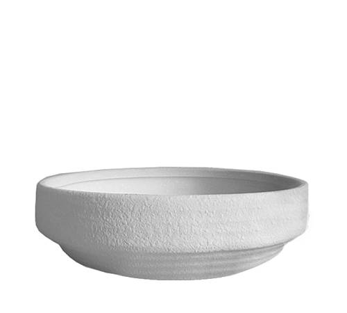 Κεραμικό μπώλ "minimal" ματ λευκό,Δ.28,5cm GA268