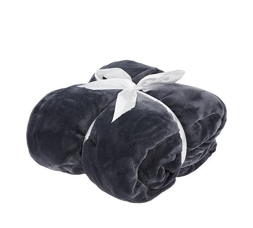 Ριχτάρι fleece & sheepskin γκρι χρ.170x130cm MH419