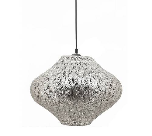 Φωτ/κο οροφής οβάλ σχ.,ασημί 40x33cm HT602