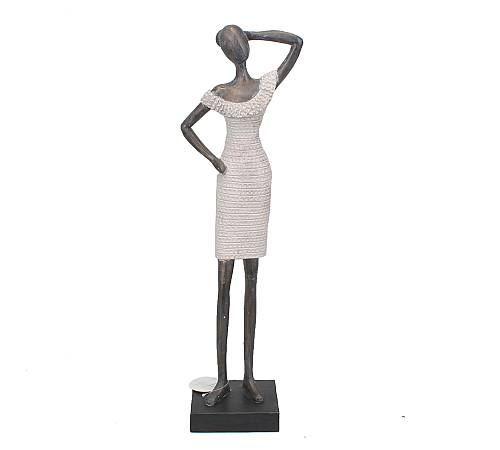 Φιγούρα μαύρης γυναίκας 51cm,σχ.B TM387