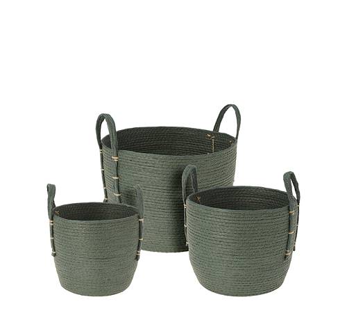 Καλάθια με λαβές Σ/3 σε λαδί χρ. HE281