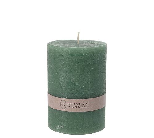 Κερί κορμός 7x10cm, ρουστίκ, πράσινο CA344