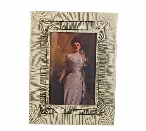 φωτ/θήκη πολυρέζιν, εκρού,10x15cm KAL-0504