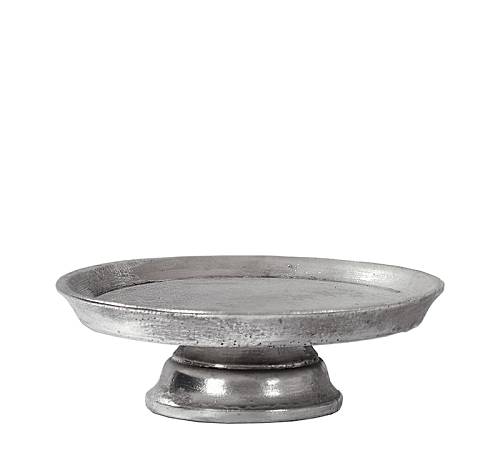 Cake stand αντ.ασημί, 35x11.5cm GA292