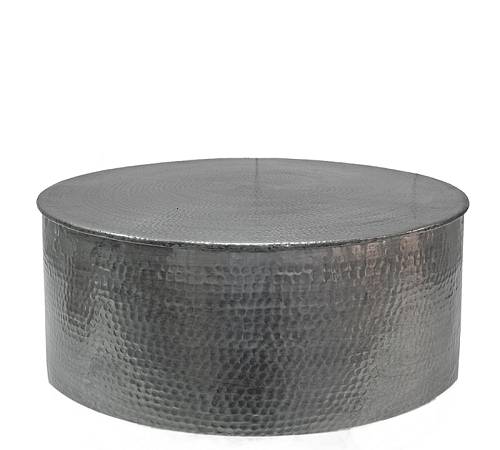 Σφυρήλατο Coffee table αλουμίνο μολυβί,90x37cm KS141-L