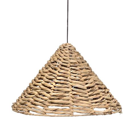 Κωνικό φωτιστικό οροφής από Υάκινθο,δ.42x26cm VT143