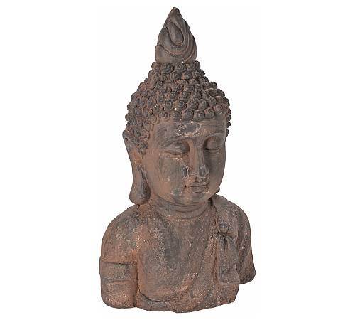 Buddha Head από ρητίνη,καφέ,53cm HE348