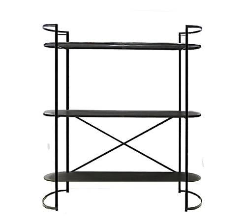 Οβάλ μεταλλική ραφιέρα με 3 ράφια 152x161cm EP470