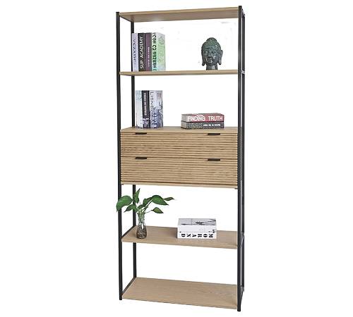 Ραφιέρα με 2 ράφια & 4 συρτάρια,200cm EP473