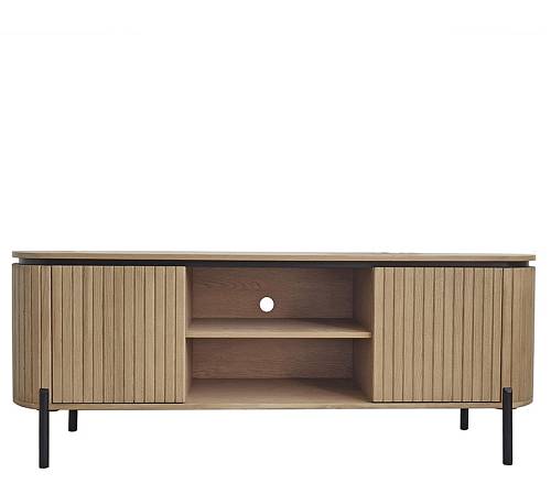 Οβάλ έπιπλο T.V με 2 πόρτες & 2 ράφια.154cm EP474