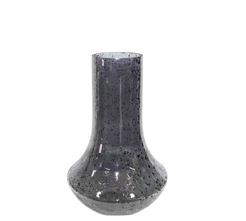 Γυάλινο μοντέρνο βάζο "Smoke" 17x27cm IN225