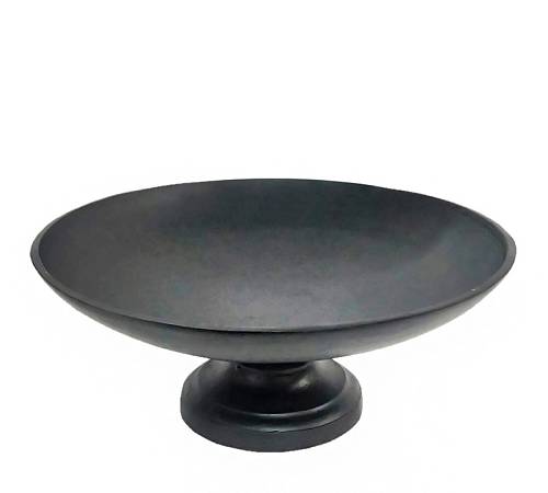 Κουπ από χυτό αλουμίνιο μαύρο χρ.,39x15cm IN228