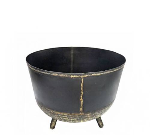 Μεταλλική Vintage φρουτιέρα, με 3 πόδια 31x25cm IN230