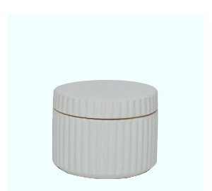 Κεραμικό δοχείο με καπάκι 10.3x7.8cm CT454